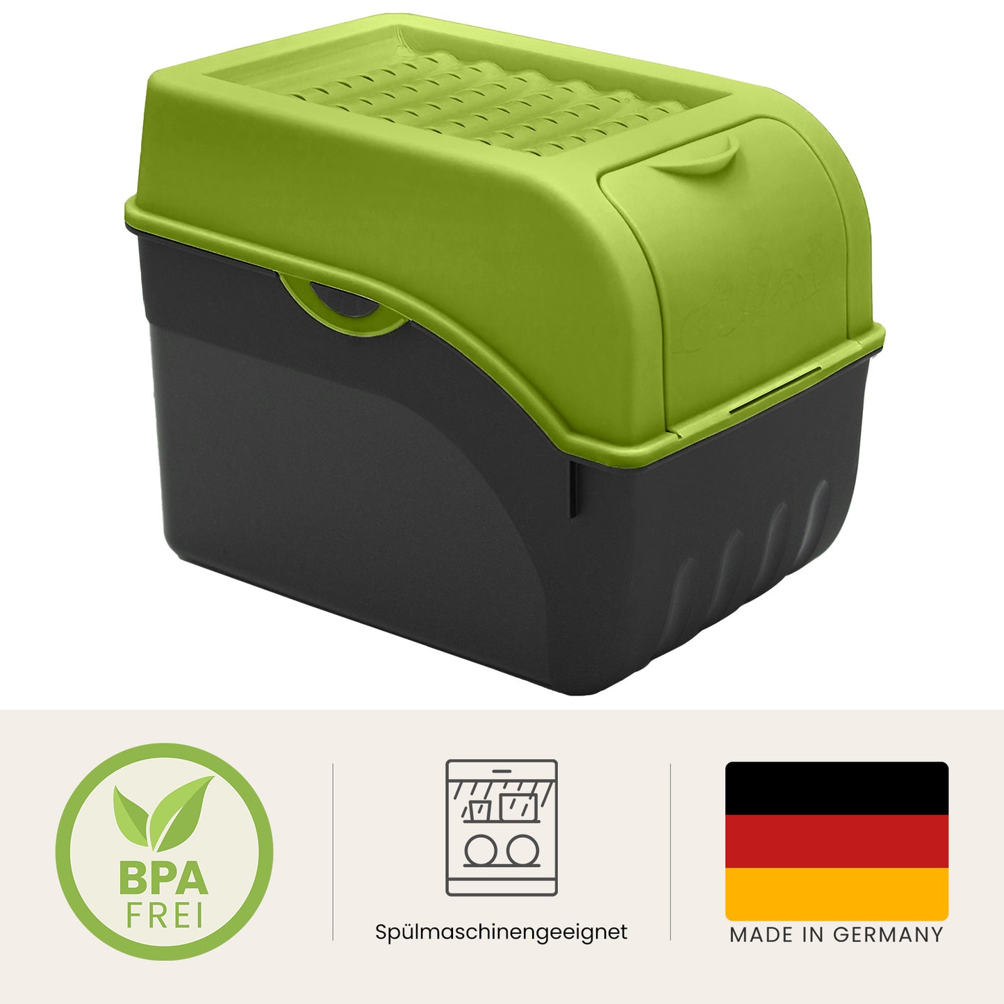 Kartoffelbox mit Deckel 3er Set in Größen S + M + L - Kartoffel Aufbewahrungsbox - Farbe nach Wahl