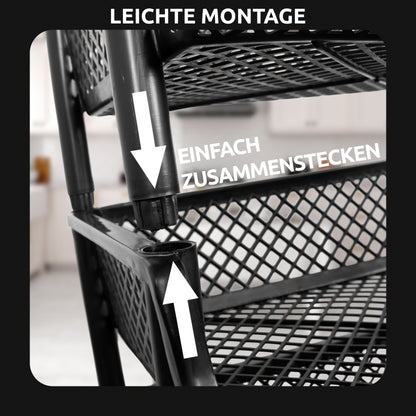ARTECSIS Korbregal aus Kunststoff stapel-/erweiterbares Stecksystem als Stapelregal, 6 Regalelemente in verschiedenen Farben